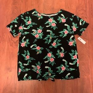 Floral Old Navy shirt